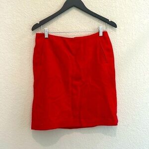 Talbots red skirt Size 6p